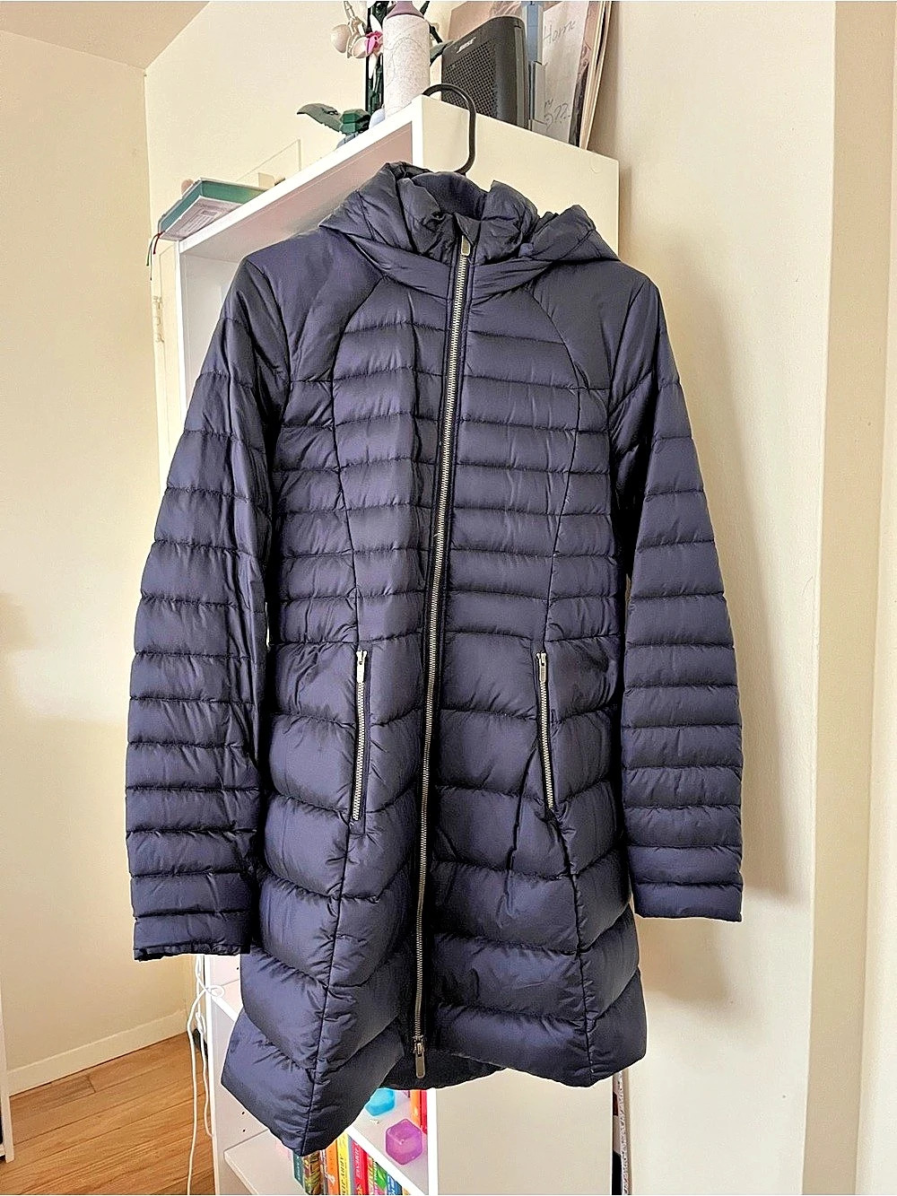Lululemon Pack It Down Long Jacket Navy Size 6